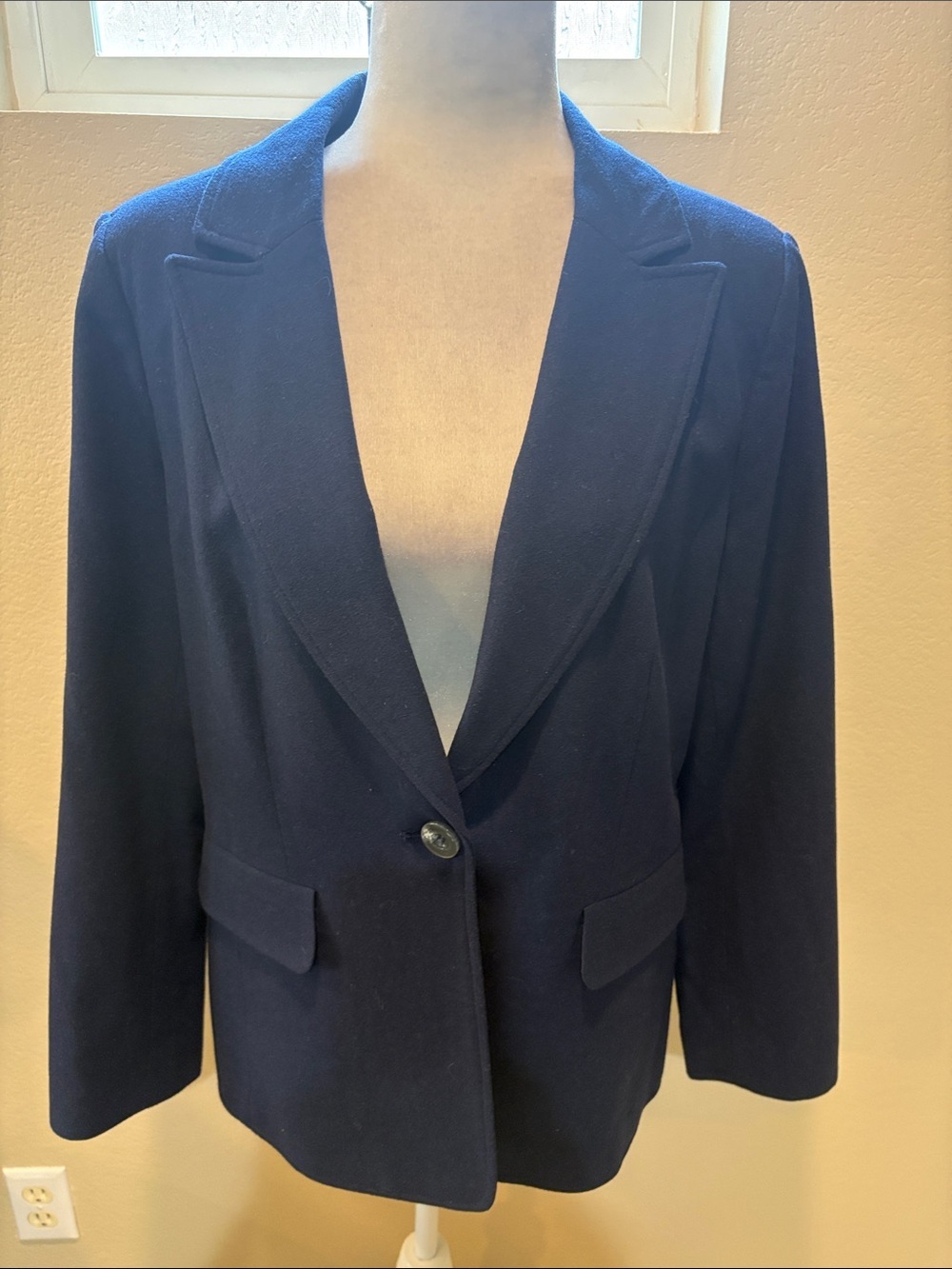 Chadwicks Navy Single-Button Women's Blazer